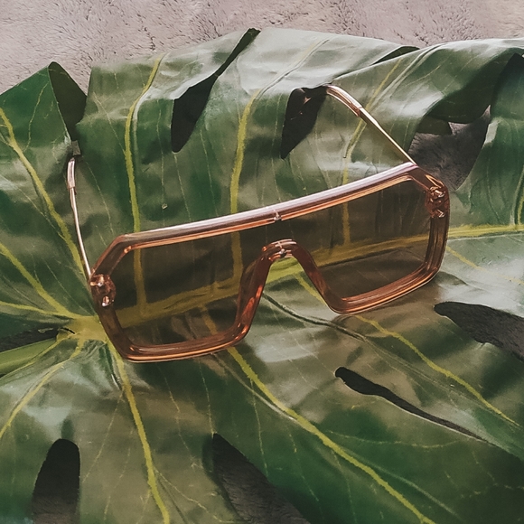 2/$40 Flewed Out Sunglasses Beige - Picture 2 of 6